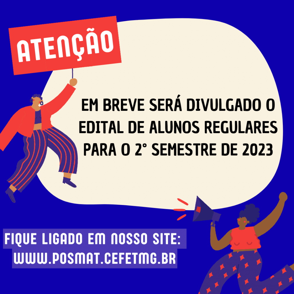 EM BREVE Edital Processo Seletivo De Alunos Regulares 2023 2